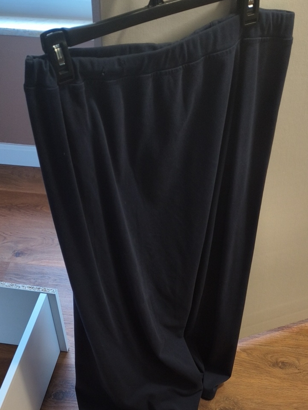Mountain Lake Black Maxi Skirt with Elastic Waistband